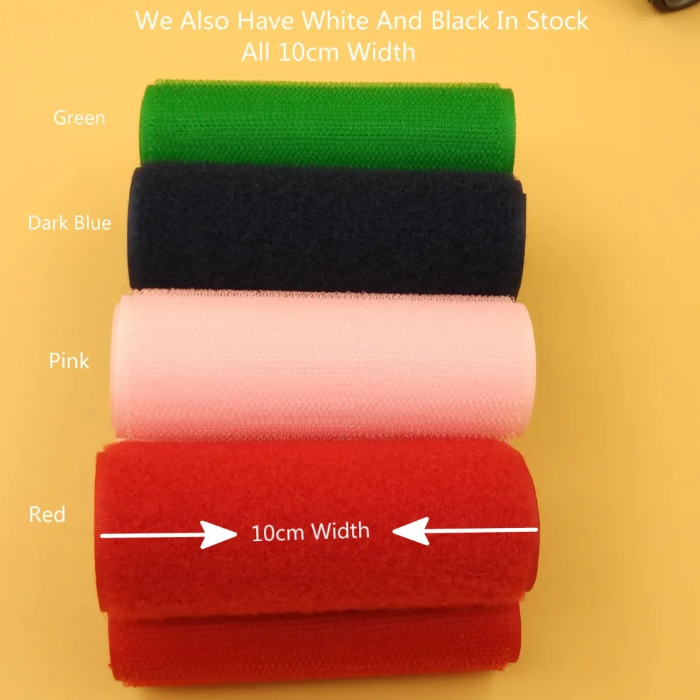 4" 10cm Width Colorful Sew-On Roll Hook + Loop Tape 2M Sewing Fastener Magic Tape For DIY Belts Bags Clothes Craft Accesspries
4" 10cm Width Colorful Sew-On Roll Hook + Loop Tape 2M Sewing Fastener Magic Tape For DIY Belts Bags Clothes Craft Accesspries