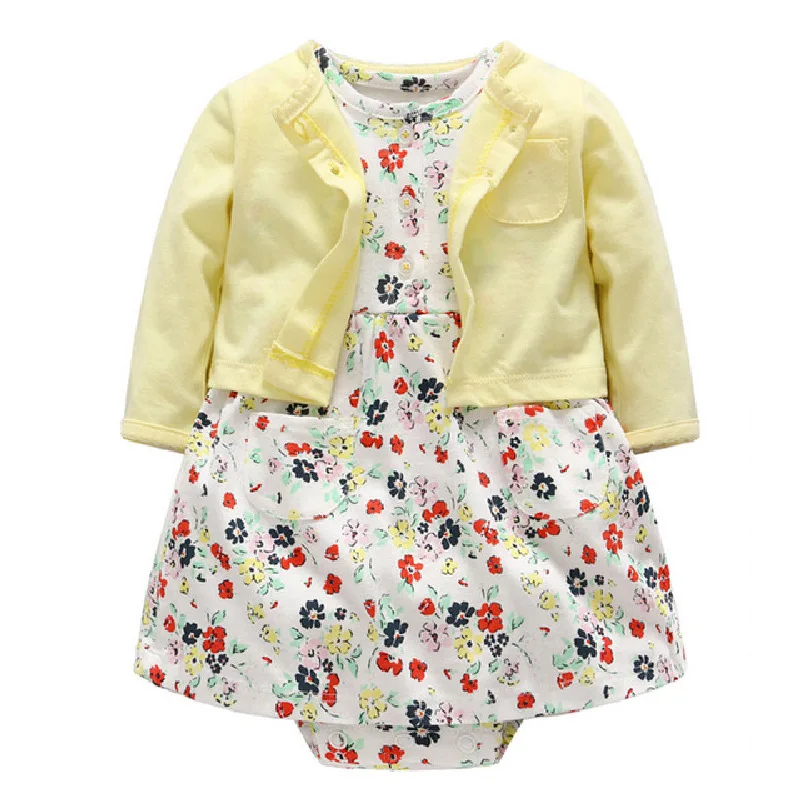 2pcs/lot Toddler Infant Baby Girl Clothes Sets Outfits Cotton Long Sleeves Shirt Tops Short Sleeve Flower Romper Girl Dresses
2pcs/lot Toddler Infant Baby Girl Clothes Sets Outfits Cotton Long Sleeves Shirt Tops Short Sleeve Flower Romper Girl Dresses