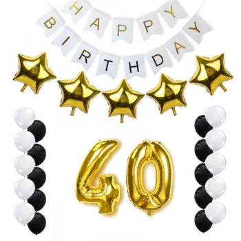 Adults Happy Birthday Party Decoration Balloons Kit 30th 40th 50th 60th 70th 80th 90th Anniversary Birthday Party Supplies
Adults Happy Birthday Party Decoration Balloons Kit 30th 40th 50th 60th 70th 80th 90th Anniversary Birthday Party Supplies