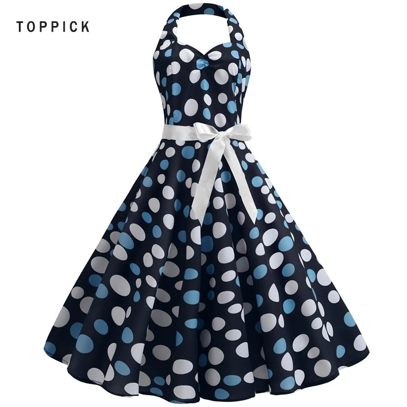 Plus Size Summer Dress Women's Polka Dot Halter Sundress Sexy Retro Rockabilly Robe Sexy Party Dress Plus Size Elegant Dress
Plus Size Summer Dress Women's Polka Dot Halter Sundress Sexy Retro Rockabilly Robe Sexy Party Dress Plus Size Elegant Dress