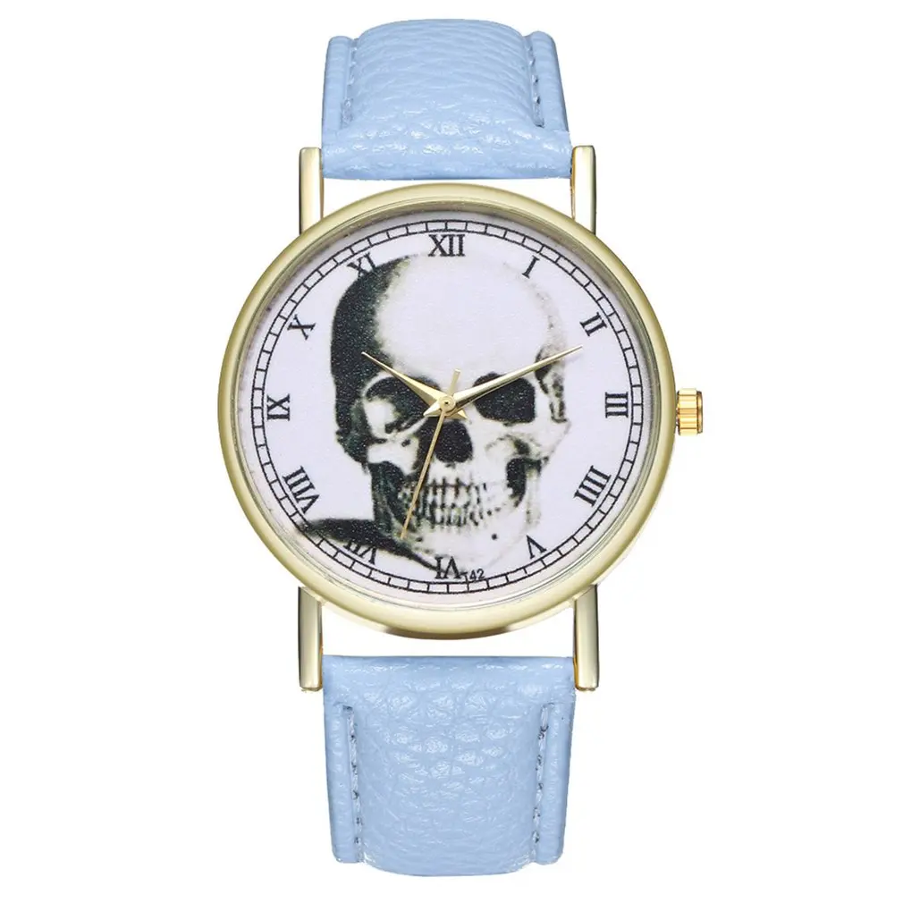 Men Brand new Beneficial Shantou Skull watches Leather Strap Quartz Fashion Watch relogio vintage women wristwatch from China
Men Brand new Beneficial Shantou Skull watches Leather Strap Quartz Fashion Watch relogio vintage women wristwatch from China