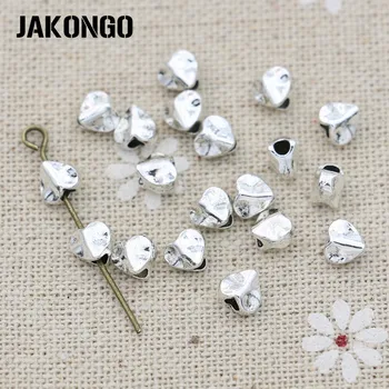 JAKONGO 6mm Irregular Heart Spacer Beads Antique Silver Plated Loose Beads Jewelry Making Bracelet Accessories DIY 100pcs/lot
JAKONGO 6mm Irregular Heart Spacer Beads Antique Silver Plated Loose Beads Jewelry Making Bracelet Accessories DIY 100pcs/lot