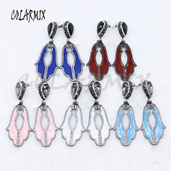 New design zircon Rose Flower earrings gift for lady metal Crystal earrings hand shape earrings gift for lady 5094
New design zircon Rose Flower earrings gift for lady metal Crystal earrings hand shape earrings gift for lady 5094