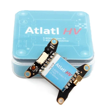 

Holybro Atlatl HV 5.8G 40CH 0.5mW/25mW/100mW/200mW/400mW/600mW Transmitter Switchable AV VTX FPV Transmitter For RC Model Drone