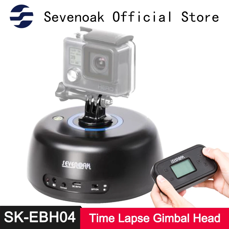 SK-EBH04 Auto Rotating Time Lapse Electronic Panorama Ball Head for Smartphone Gopro Canon Nikon Camera Tripod Remote Controller
SK-EBH04 Auto Rotating Time Lapse Electronic Panorama Ball Head for Smartphone Gopro Canon Nikon Camera Tripod Remote Controller