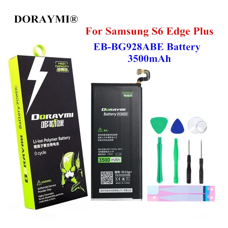 DORAYMI 3500mAh Replacment Battery EB-BG928ABE for Samsung GALAXY S6 edge Plus SM-G9280 G928P G928F G928V G9280 Edge+ Bateria
DORAYMI 3500mAh Replacment Battery EB-BG928ABE for Samsung GALAXY S6 edge Plus SM-G9280 G928P G928F G928V G9280 Edge+ Bateria