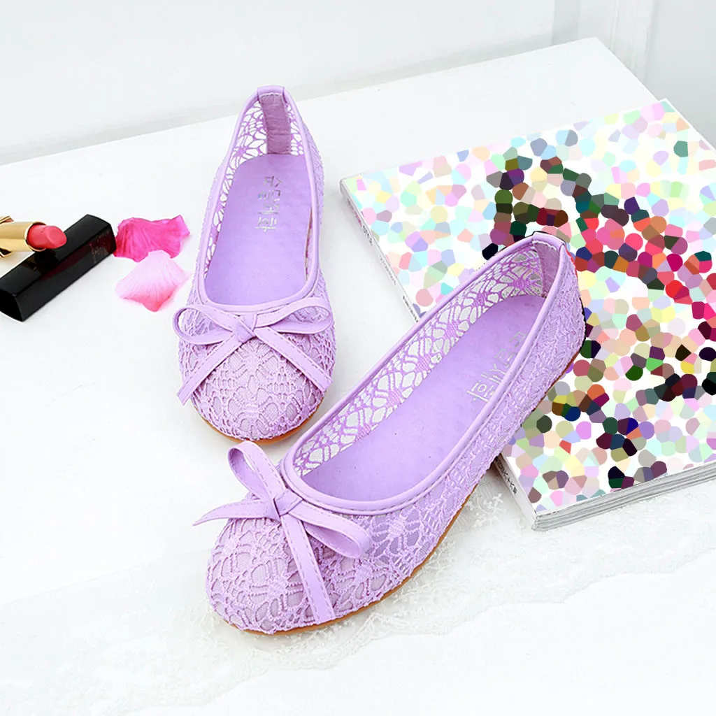 Women's Flats Shoes Fashion Round Toe Lace Ladies Ballet Flats Hollow Out Loafers Casual Single Shoes Female Wedding Boat
Women's Flats Shoes Fashion Round Toe Lace Ladies Ballet Flats Hollow Out Loafers Casual Single Shoes Female Wedding Boat