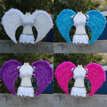 Nice white red purple blue angel feather wings Pure handmade bar home decorations Cosplay costume supply EMS free shipping
Nice white red purple blue angel feather wings Pure handmade bar home decorations Cosplay costume supply EMS free shipping