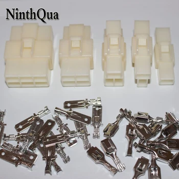 20sets 6.3mm 2 3 4 6pin Terminal Connector Kits ,1P 2P 3P 4P 6P Male and Female Housing + Terminals for Motorcycle Car ect
20sets 6.3mm 2 3 4 6pin Terminal Connector Kits ,1P 2P 3P 4P 6P Male and Female Housing + Terminals for Motorcycle Car ect