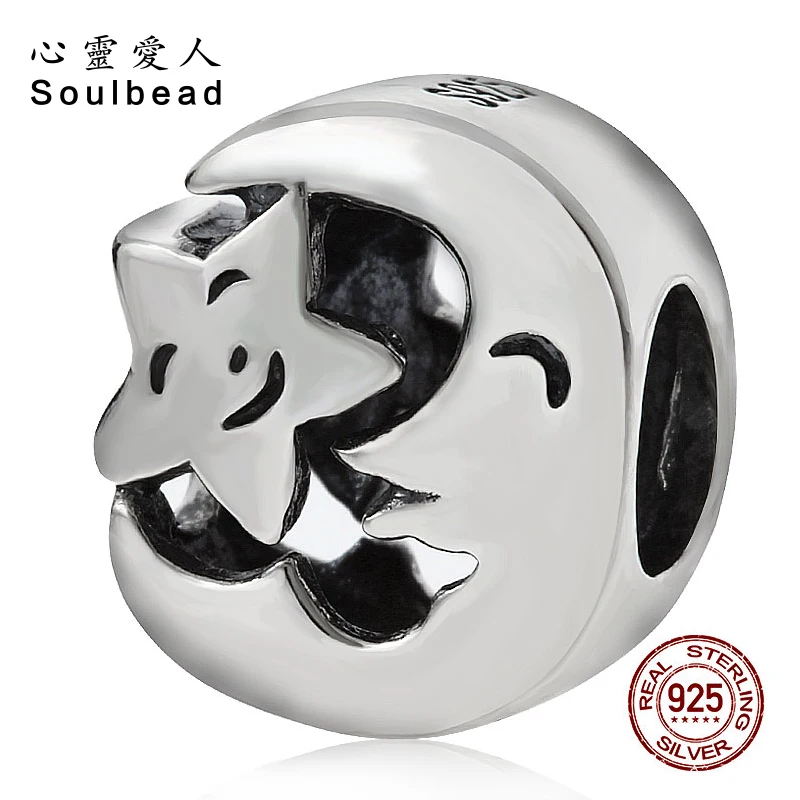 Soulbead Smile Charm S925 Sterling Silver Moon Star Charm Beads Fit Pandora DIY Bracelet Wholesale Beads SS2601
Soulbead Smile Charm S925 Sterling Silver Moon Star Charm Beads Fit Pandora DIY Bracelet Wholesale Beads SS2601