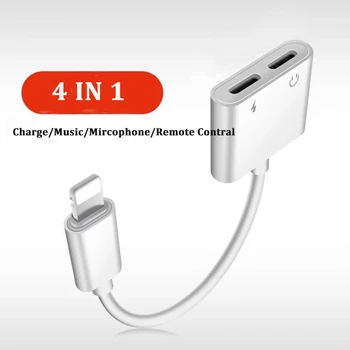 DanYee Double Interface Portable Connector 4 in 1 Splitter Charger Audio Headphone Adapter for iPhone X/7/8P
DanYee Double Interface Portable Connector 4 in 1 Splitter Charger Audio Headphone Adapter for iPhone X/7/8P