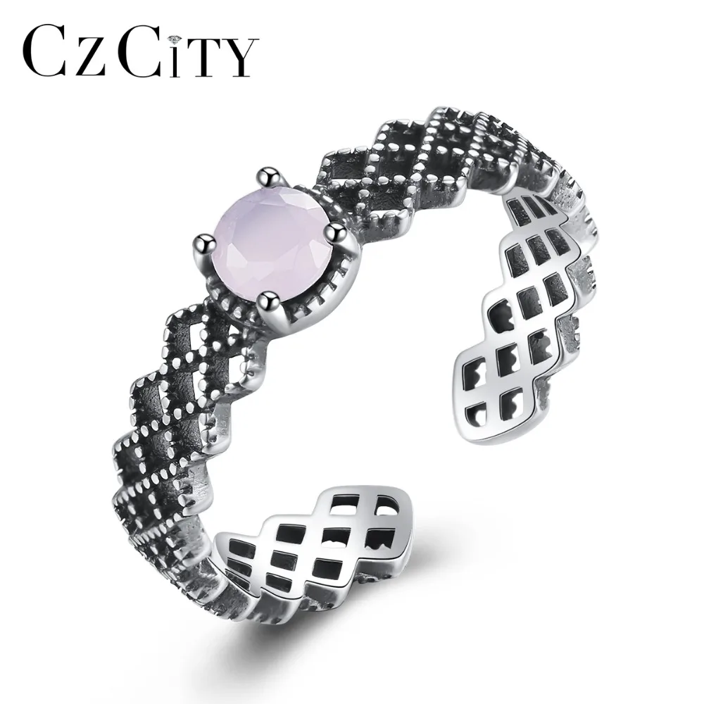 CZCITY Fashion 100% 925 Sterling Silver Open Rings For Women Rhombic Design Twisted Ring Adjustable Factory Directly Sale Bijoux
CZCITY Fashion 100% 925 Sterling Silver Open Rings For Women Rhombic Design Twisted Ring Adjustable Factory Directly Sale Bijoux