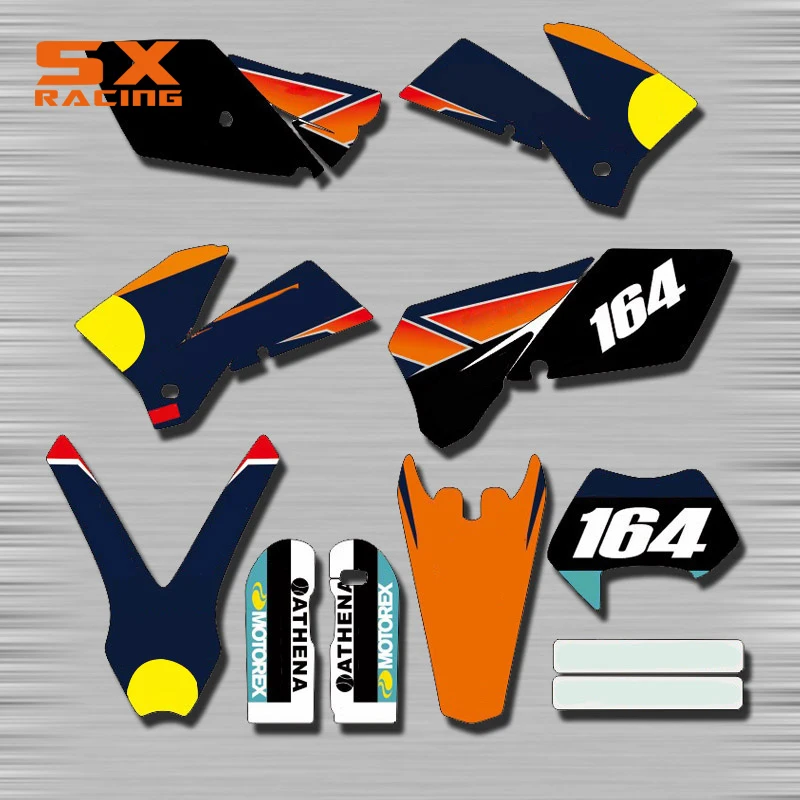 Motorcycle Decals Customize Pattern Custom Made Stickers Set For KTM EXC 05 06 07 SX SXF SXS SMR XC XCF XCFW XCW Dirt Bike
Motorcycle Decals Customize Pattern Custom Made Stickers Set For KTM EXC 05 06 07 SX SXF SXS SMR XC XCF XCFW XCW Dirt Bike