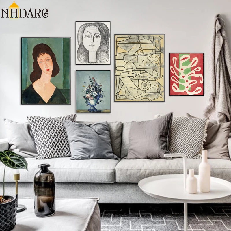 Classic Amedeo Modigliani Picasso Artwork Collection Abstract Canvas Print Painting Poster Wall Pictures Living Room Home Decor
Classic Amedeo Modigliani Picasso Artwork Collection Abstract Canvas Print Painting Poster Wall Pictures Living Room Home Decor