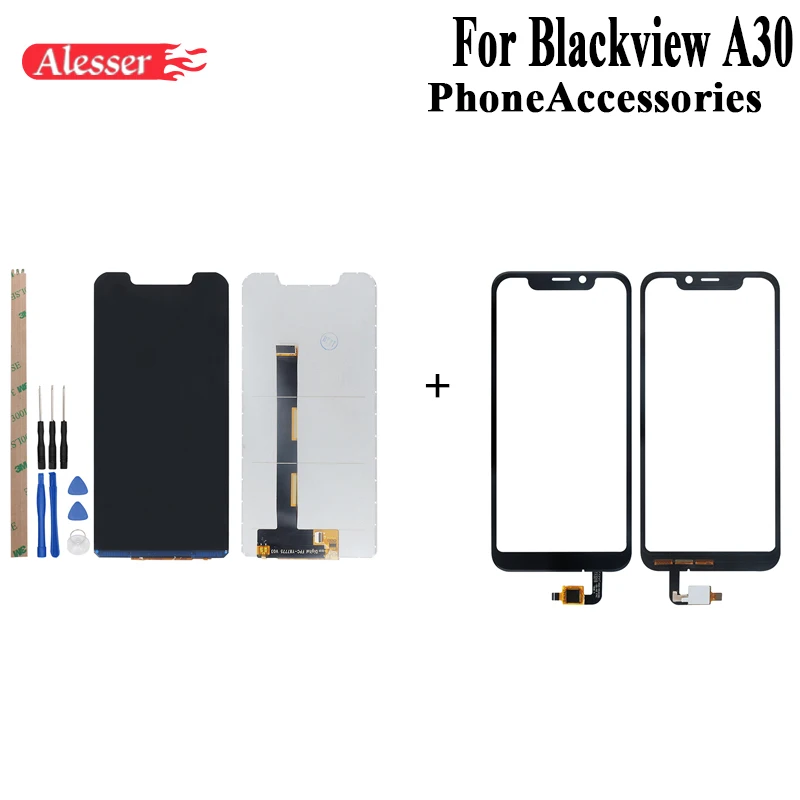 Alesser For Blackview A30 LCD Display and Touch Screen Assembly Repair Parts With Tools And Adhesive For Blackview A30 Phone
Alesser For Blackview A30 LCD Display and Touch Screen Assembly Repair Parts With Tools And Adhesive For Blackview A30 Phone
