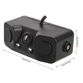 3 in 1 Car Parking Sensors with Backup Rear Camera No Drill No Damage to Car LED Light Sensor Detector Buzzer Alarm Park
3 in 1 Car Parking Sensors with Backup Rear Camera No Drill No Damage to Car LED Light Sensor Detector Buzzer Alarm Park