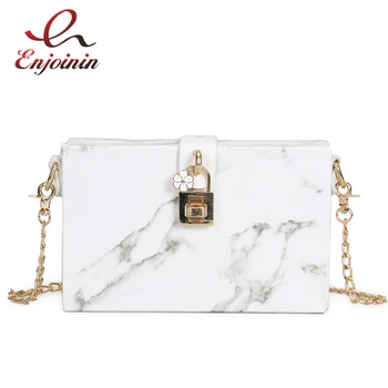 White & Black Marble Lock Buckle Women Casual Party Clutch Bag Chain Purse Crossbody Mini Messenger Bag For Female Flap Handbag
White & Black Marble Lock Buckle Women Casual Party Clutch Bag Chain Purse Crossbody Mini Messenger Bag For Female Flap Handbag