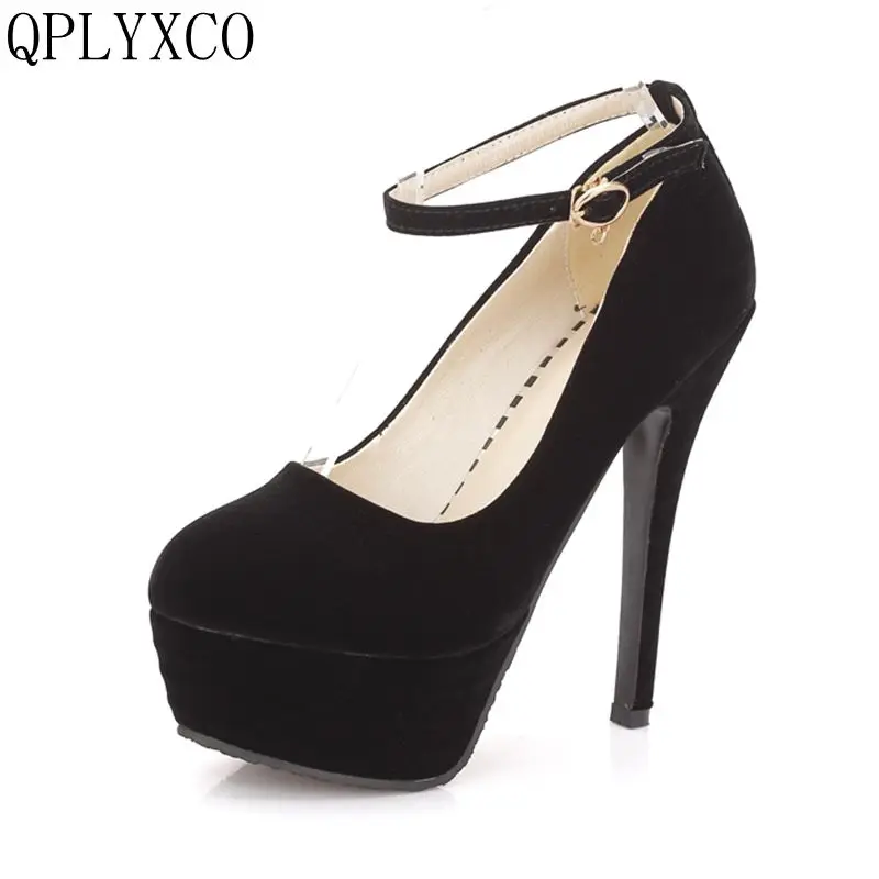 QPLYXCO 2017 New Big small Size 31-46 Sexy Shoes Woman High Heels Pumps Shoes Round Toe Thin High Heels Wedding party Shoes A6-8
QPLYXCO 2017 New Big small Size 31-46 Sexy Shoes Woman High Heels Pumps Shoes Round Toe Thin High Heels Wedding party Shoes A6-8