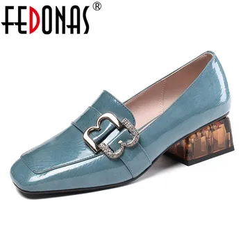 FEDONAS Brand Design Genuine Leather Square Toe High Heels Shoes Woman Spring Summer Women Pumps Fashion Elegant Single Shoes
FEDONAS Brand Design Genuine Leather Square Toe High Heels Shoes Woman Spring Summer Women Pumps Fashion Elegant Single Shoes