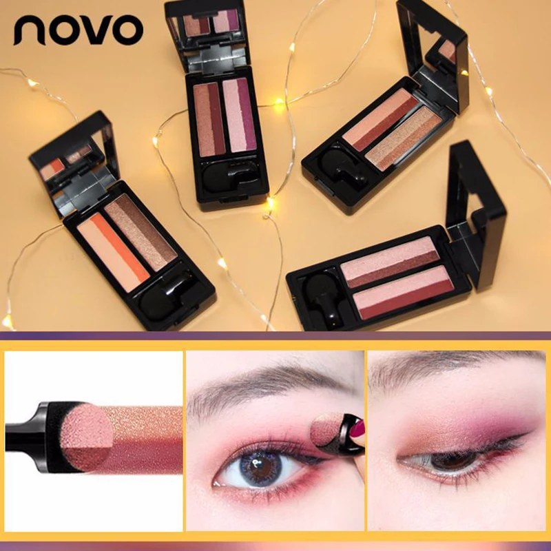 NOVO 4 Colors Gradient Matte Glitter Eyeshadow Palette Set Makeup Eye Shadow Powder Pallete Make Up Pigment Beauty Cosmetic
NOVO 4 Colors Gradient Matte Glitter Eyeshadow Palette Set Makeup Eye Shadow Powder Pallete Make Up Pigment Beauty Cosmetic