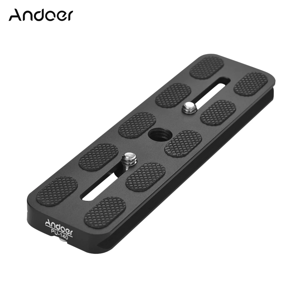 Andoer PU-140 140mm QR Quick Release Plate With a 3/8" thread for Arca Swiss Tripod Head camera accessories
Andoer PU-140 140mm QR Quick Release Plate With a 3/8" thread for Arca Swiss Tripod Head camera accessories