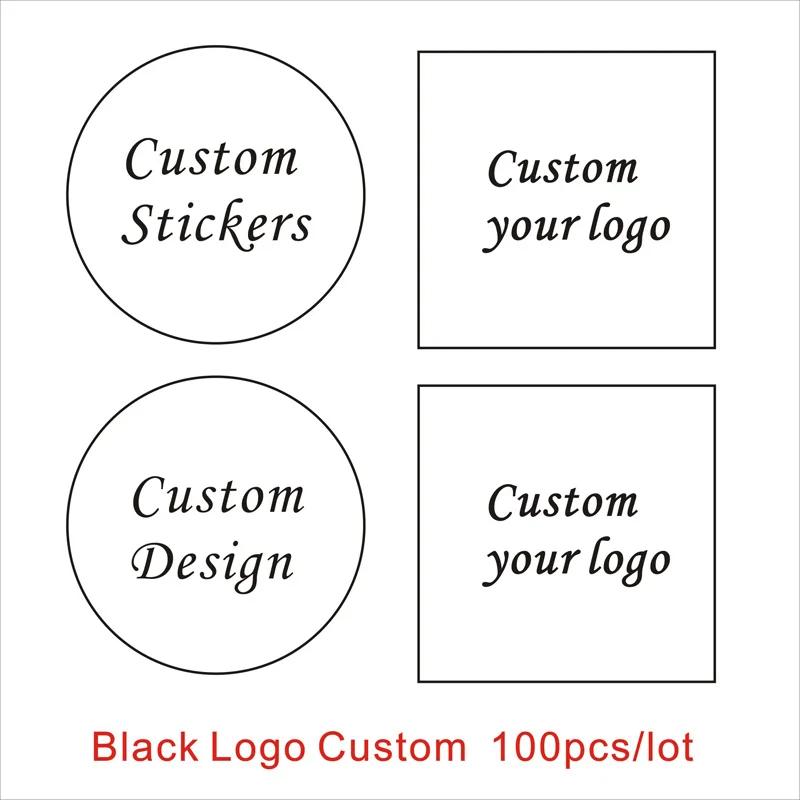 Cheaper 100pcs Black LOGO Printing Labels Custom Stickers Jewelry Wedding Gift Stickers Printed Round Square Label Sticker
Cheaper 100pcs Black LOGO Printing Labels Custom Stickers Jewelry Wedding Gift Stickers Printed Round Square Label Sticker