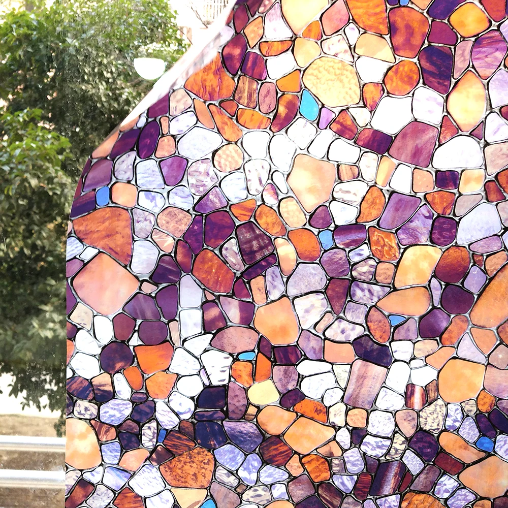 90*400 Cm Privacy 3D Cobblestone Static Cling Stained Glass Film Opaque Door Contact Heat Blocking Pebble Window Sticker
90*400 Cm Privacy 3D Cobblestone Static Cling Stained Glass Film Opaque Door Contact Heat Blocking Pebble Window Sticker