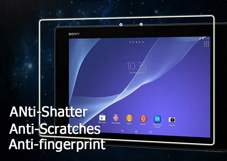 2.5D 0 3 мм для планшета Xperia Z2 Защитная пленка экрана Sony 10 1 дюйма закаленное стекло
