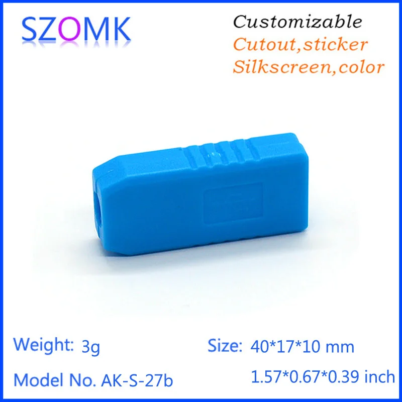 small usb plastic enclosure usb stick shell box junction box plastic housing pcb plastic box for electronics project USB small enclosure (25).jpg