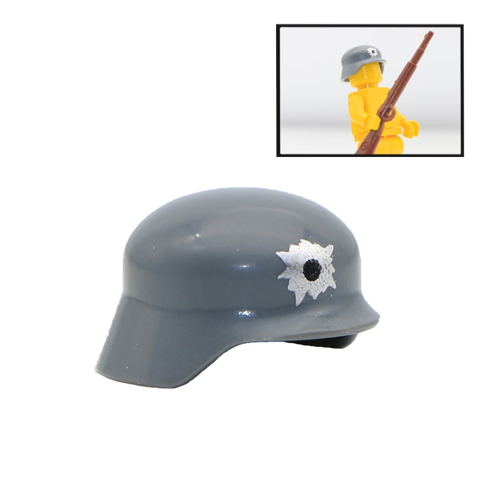 M35 German Soldier Helmet Printed Building Blocks Armed Force Figure Parts MOC Bricks Toy Compatible Military Accessories Block
M35 German Soldier Helmet Printed Building Blocks Armed Force Figure Parts MOC Bricks Toy Compatible Military Accessories Block