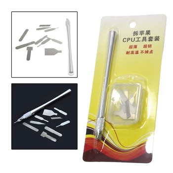 10 in 1 IC Chip Repair Thin Blade Tool CPU Metal Remover Tool For Mobile Phone Computer Processor Repair Tools
10 in 1 IC Chip Repair Thin Blade Tool CPU Metal Remover Tool For Mobile Phone Computer Processor Repair Tools