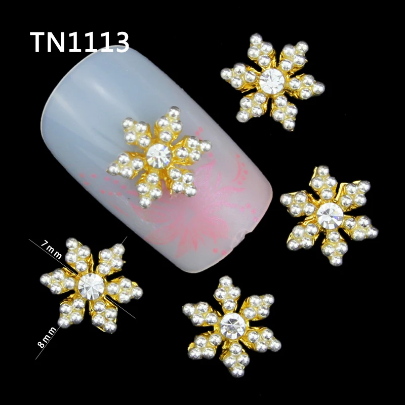 10 Pcs 3D Nail Art Decorations Diy Glitter Gold Alloy Charm Full Rhinestones Pearl Plum Flower For Nails Tools
10 Pcs 3D Nail Art Decorations Diy Glitter Gold Alloy Charm Full Rhinestones Pearl Plum Flower For Nails Tools