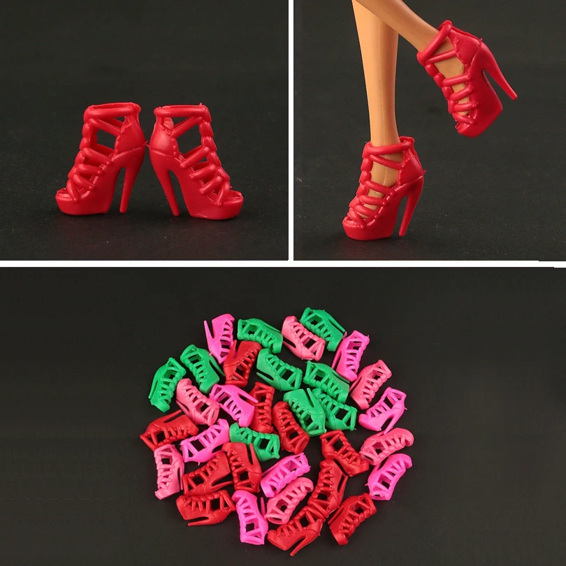 10 pair / lot New Fashion Red High quality Shoes for barbie doll Doll accessories Free shipping
10 pair / lot New Fashion Red High quality Shoes for barbie doll Doll accessories Free shipping