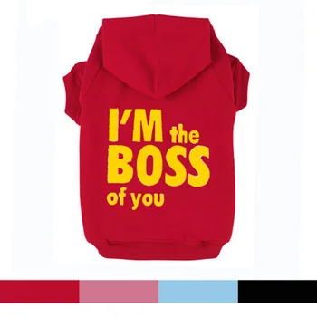 Free Shipping I'm the boss of you Printed Pet Puppy Dog Clothes Hoodies Jumpers Tracksuits
Free Shipping I'm the boss of you Printed Pet Puppy Dog Clothes Hoodies Jumpers Tracksuits