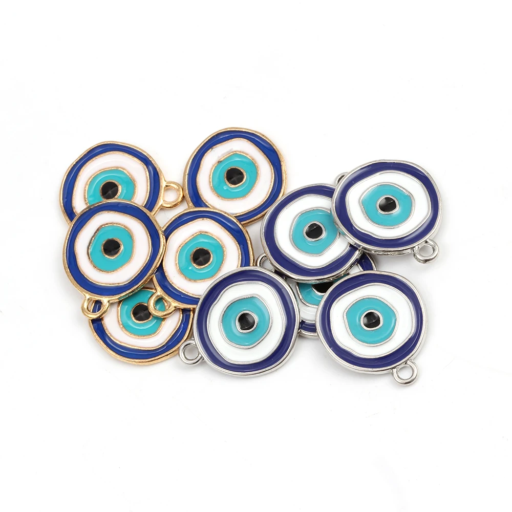 MEIBEADS 5pcs/lot Fashion Evil Eye Charms Connectors Gold Silver Coins Fit Diy Evil Eye Coins Necklaces Pendants Jewelry Finding
MEIBEADS 5pcs/lot Fashion Evil Eye Charms Connectors Gold Silver Coins Fit Diy Evil Eye Coins Necklaces Pendants Jewelry Finding