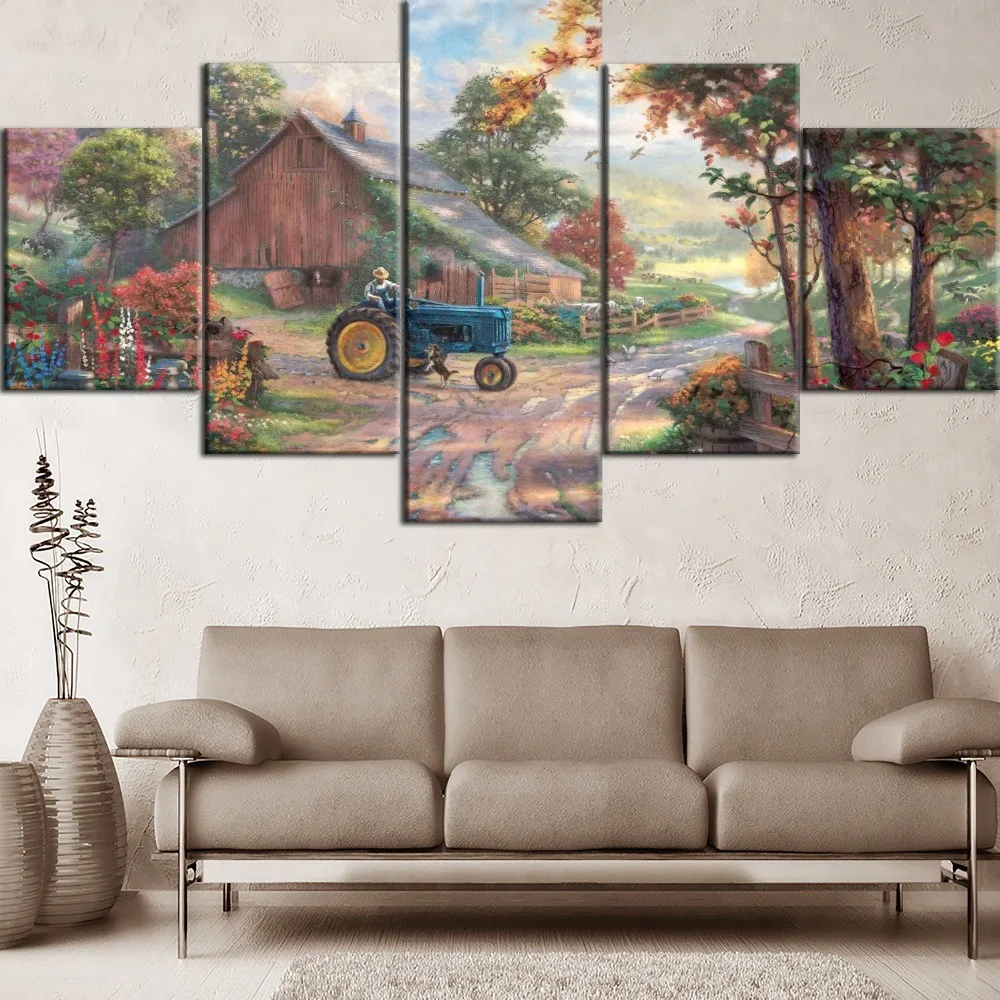 5 Pieces HD Printing Painting Farmer's House in the Original Space Type Poster Home Decorative Living Room Or Bedroom Framework
5 Pieces HD Printing Painting Farmer's House in the Original Space Type Poster Home Decorative Living Room Or Bedroom Framework