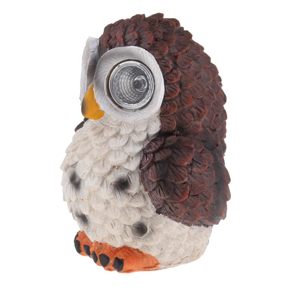 Outdoor Solar Garden Owl Lights - Multi-Color Changing LED Solar Owl Decor Lights for Garden, Patio, Backyard Outdoor Solar Garden Owl Lights - Multi-Color Changing LED Solar Owl Decor Lights for Garden, Patio, Backyard