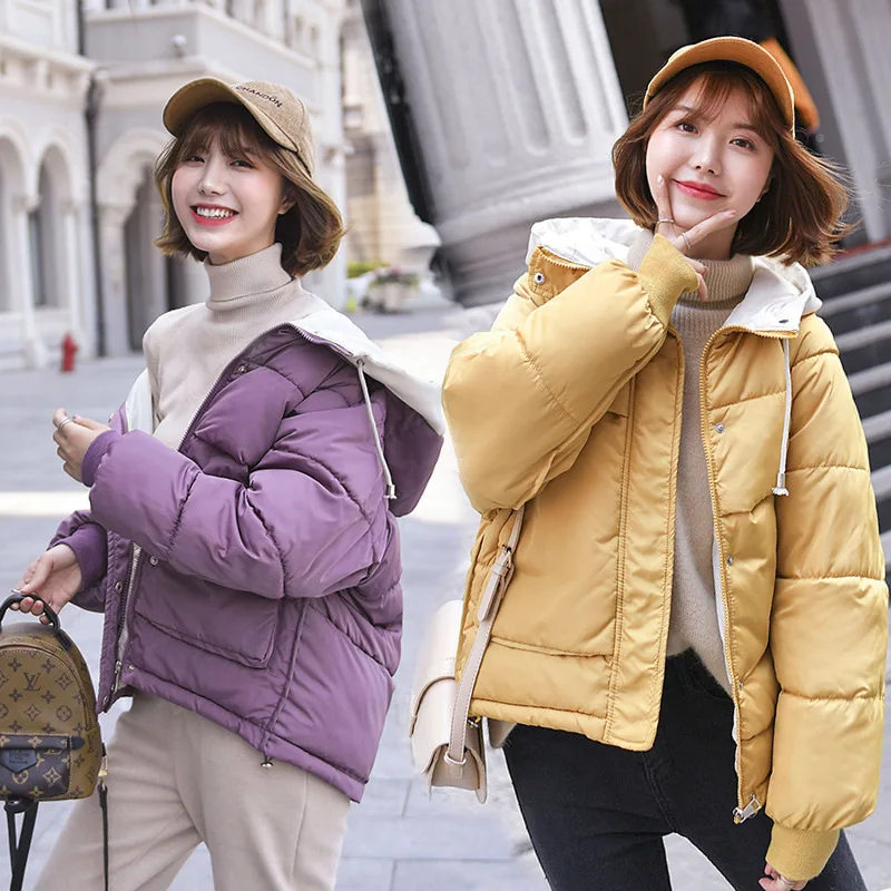 Winter Jacket Warm Parka Plus size Cotton Coat Female Short thicken Hooded Casual Students Cotton Jackets autumn Women Parkas
Winter Jacket Warm Parka Plus size Cotton Coat Female Short thicken Hooded Casual Students Cotton Jackets autumn Women Parkas