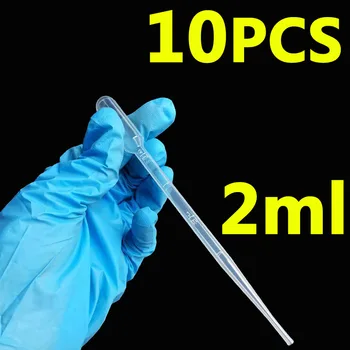 10Pcs Transparent Plastic Eye Dropper Set Liquid Transfer Graduated Pipettes for Laboratory Experiment Medical Microbiology 2ml
10Pcs Transparent Plastic Eye Dropper Set Liquid Transfer Graduated Pipettes for Laboratory Experiment Medical Microbiology 2ml