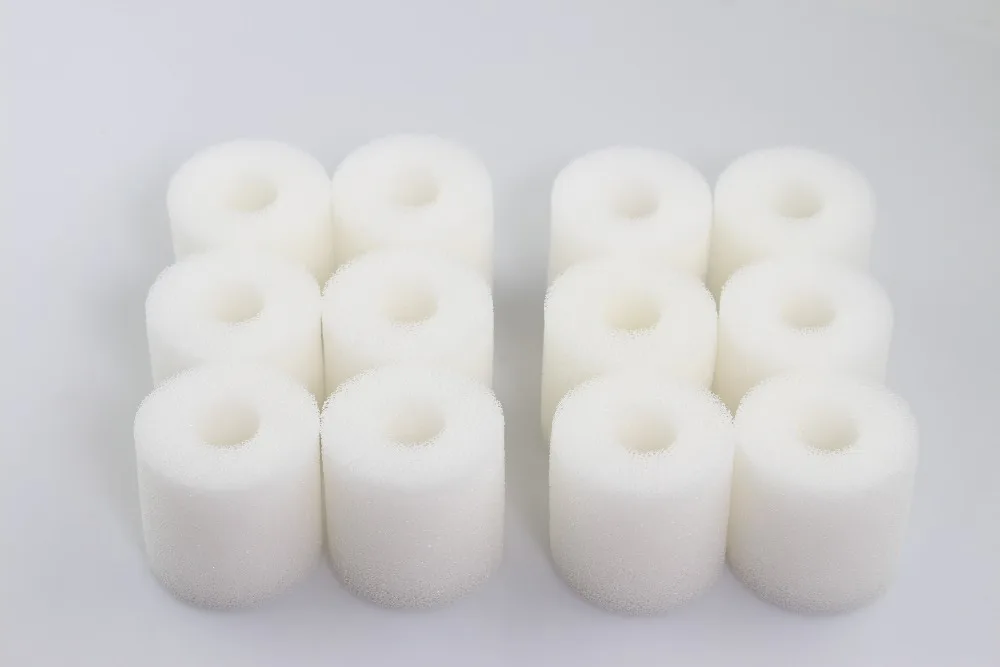 

Pack of 12 Compatible Foam Filter for Eheim 2618080 Aquaball 2208/2210/2212 60/130/180 Biopower 160/200/240 Aquarium Filter
