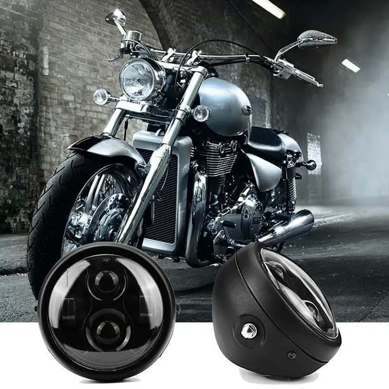 For Harley Motorcycle Projector Headlights 16cm LED Headlight High/Low Beam LED Headlamp Driving Fog Light White 12V-60V
For Harley Motorcycle Projector Headlights 16cm LED Headlight High/Low Beam LED Headlamp Driving Fog Light White 12V-60V