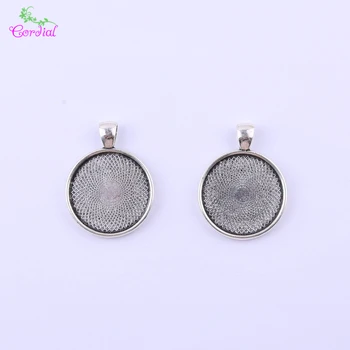 Simple Design 50Pcs/Lot 25MM Alloy Round Pendant Old Rhodium Plate Chunky Necklace Pendant Image Holder Jewelry Findings Tray
Simple Design 50Pcs/Lot 25MM Alloy Round Pendant Old Rhodium Plate Chunky Necklace Pendant Image Holder Jewelry Findings Tray