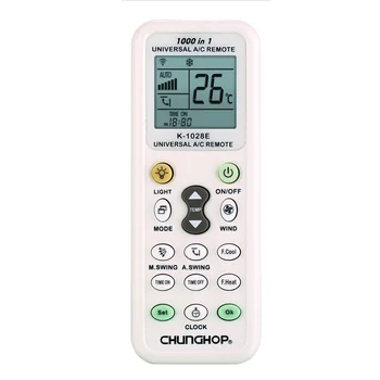DHL Free Ship 220pcs/Lot Original CHUNGHOP K-1028E Universal Air Conditioner A/C Remote Control Controller
DHL Free Ship 220pcs/Lot Original CHUNGHOP K-1028E Universal Air Conditioner A/C Remote Control Controller