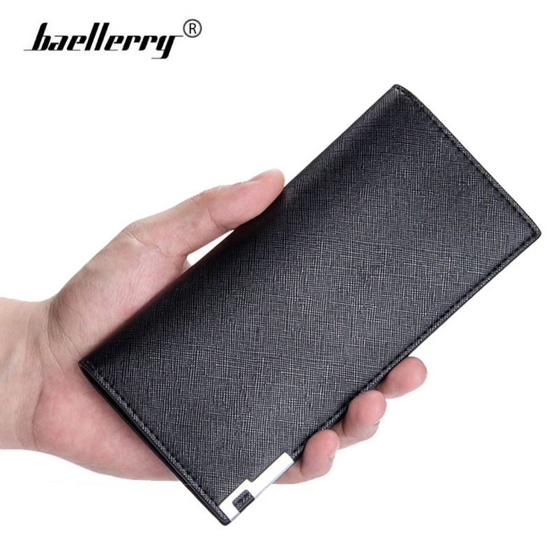 Baellerry Soft Leather Wallet Men Wallets Ultra Slim Long Purses Male Brand Dollar Price Purse Wallet Mens Money Wallet Black
Baellerry Soft Leather Wallet Men Wallets Ultra Slim Long Purses Male Brand Dollar Price Purse Wallet Mens Money Wallet Black