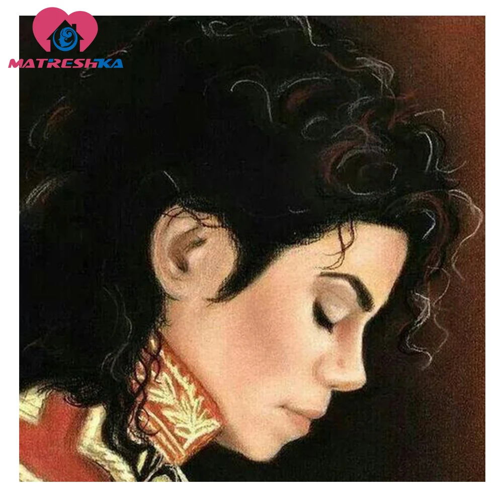 New Michael Jackson face diy 5D Diamond Painting completely Cross Stitch Full Square Drill Arts Embroidery Rhinestones Painting
New Michael Jackson face diy 5D Diamond Painting completely Cross Stitch Full Square Drill Arts Embroidery Rhinestones Painting
