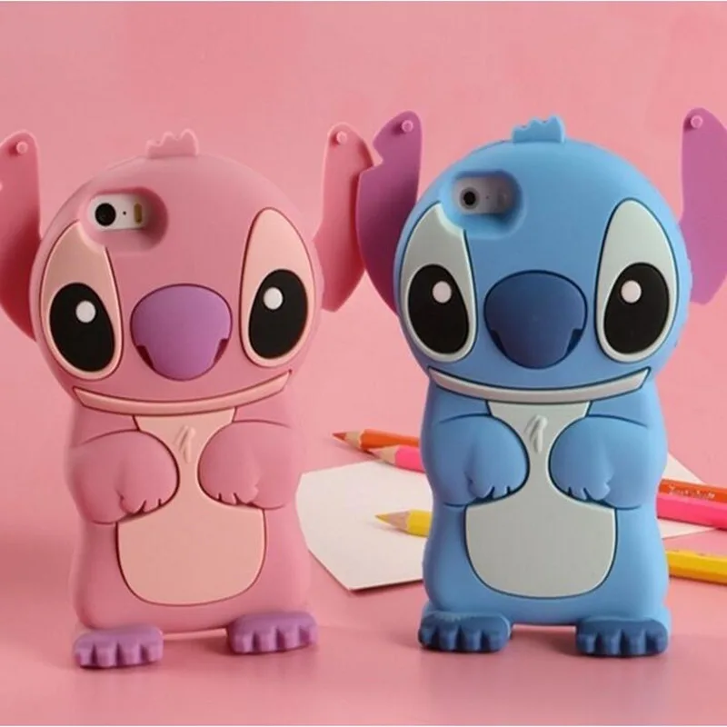 Cute cartoon model silicon material Stitch 3D Movable Ear cover phone Case for Apple iPhone 4 4S 5 5S SE 6 6s 7 8 Plus X shell
Cute cartoon model silicon material Stitch 3D Movable Ear cover phone Case for Apple iPhone 4 4S 5 5S SE 6 6s 7 8 Plus X shell