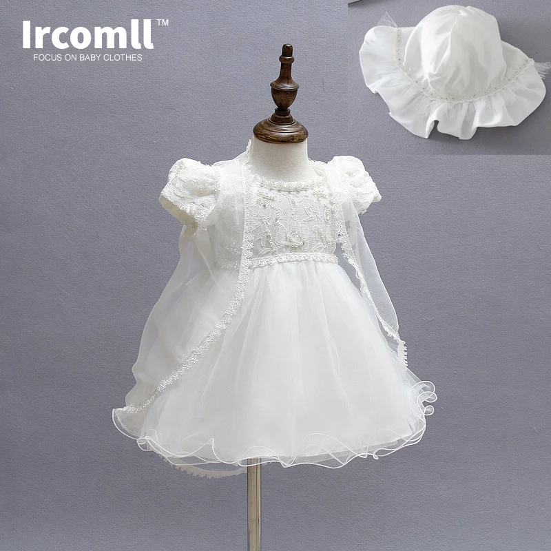 2018 Summer 3PCS Newborn Baby Christening Gown Dress Girls White Princess Lace Chiffon Dresses for Newborn Baptism
2018 Summer 3PCS Newborn Baby Christening Gown Dress Girls White Princess Lace Chiffon Dresses for Newborn Baptism