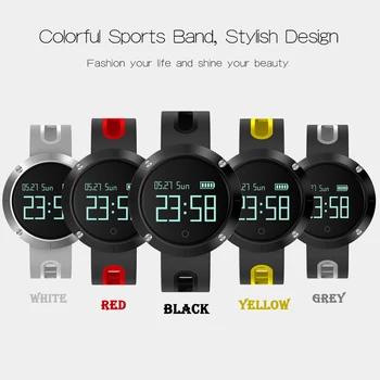 New DM58 Smart Bracelet IP67 Heart Rate Smart Watch Wristband Bracelet Fitness Tracker with Sleep Counter Monitor
New DM58 Smart Bracelet IP67 Heart Rate Smart Watch Wristband Bracelet Fitness Tracker with Sleep Counter Monitor