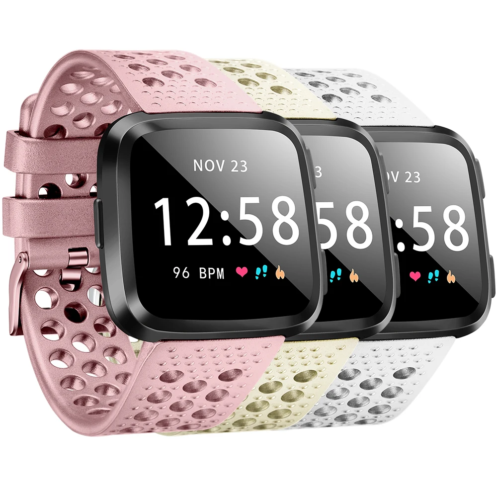 Rose Gold Silicone Band For Fitbit Versa Soft Smart Watch Wrist Strap For Fitbit Versa Lite Bracelet Accessoreis
Rose Gold Silicone Band For Fitbit Versa Soft Smart Watch Wrist Strap For Fitbit Versa Lite Bracelet Accessoreis