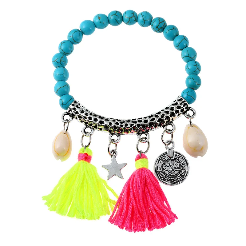 Bohemian Bracelet Boho Ethnic Vintage Stone Beads Tassel Charm Best Friend Friendship Bracelets Women Pulseras Mujer Moda 2018
Bohemian Bracelet Boho Ethnic Vintage Stone Beads Tassel Charm Best Friend Friendship Bracelets Women Pulseras Mujer Moda 2018